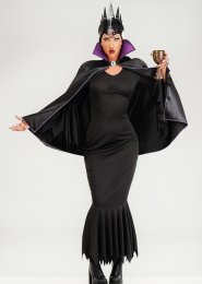 Ladies Snow White Style Evil Queen Costume